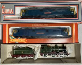 Railway: A collection of assorted boxed model railway to include: Lima 205155 MWG City of Manchester