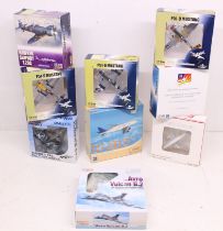 Aircraft: A collection of various 1:72, 1:400 and other Scale vehicles, of varying model and