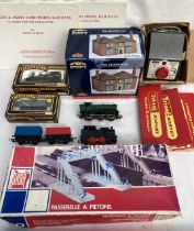 Railway: A collection of assorted Triang, Mainline OO gauge railway to include BR 0-6-0 Loco