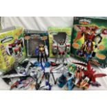 Power Rangers: A collection of four Bandai Power Rangers, Wild Force Deluxe Isis Megazord, Time