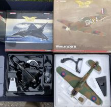 Corgi: A pair of boxed Corgi Aviation Archive AA35501, Hawker Hurricane MK1A, P3576, GN-A, no.249