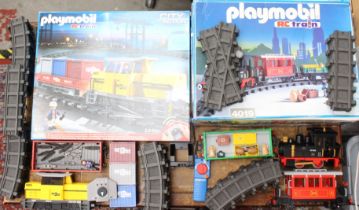 Playmobil: A boxed Playmobil RC Train Set, Reference 5258, missing one figure, but otherwise