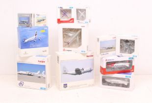 Herpa: A collection of boxed Herpa various Scale vehicles, to include: 551779, 515726, 514521,