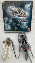 Lego: A collection of assorted Lego Bionicle sets including some manuals. In used condition and