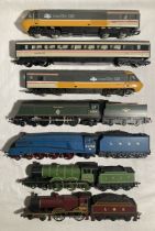 Railway: A collection of assorted Hornby Locomotives to include: Inter City 125, Lord Beaverbrook,