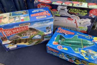 Thunderbirds: A collection of three boxed Thunderbirds sets to comprise: Tracy Island by Matchbox,