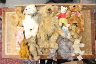 Bears: A collection of assorted bears to include: Steiner, Charlie Bears, Steiff and other examples.