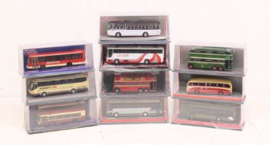 Corgi: A collection of ten (10) cased Corgi: The Original Omnibus Company vehicles. All appear