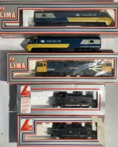 Railway: A collection of assorted boxed and unboxed Lima Locomotives to include two x 205102 J50 ,