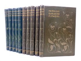 Hulme, Frederick Edward (Illust.). Familiar Garden Flowers, by Shirley Hibberd, in five volumes,