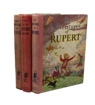 Bestall, Alfred. First editions of the second, third and fourth Rupert Annuals: More Adventures of