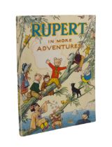 Bestall, Alfred. First editions of softcover Rupert Annuals, 1943-49, Daily Express Publications.