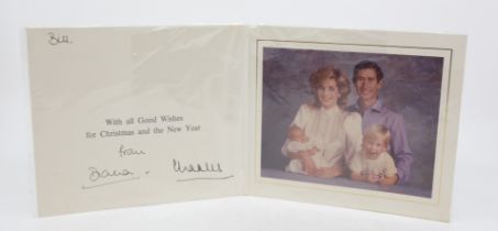 HM King Charles III [as Prince of Wales] & HRH Diana, Princess of Wales (1961-1997). An autograph