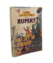 Bestall, Alfred. More Adventures of Rupert, [1942], first edition of the first softcover Rupert