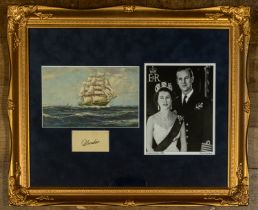 HM Queen Elizabeth II (1926-2022) & HRH Prince Philip, Duke of Edinburgh (1921-2021). Autographs