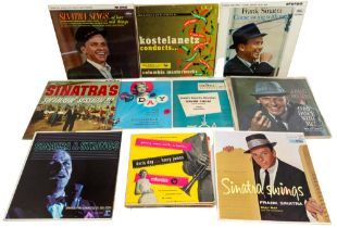 12 x Frank Sinatra L.P's plus 9 x 10 inch lps usa imports including Doris Day, Duke Ellington
