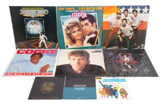 A collection of LP's & 45's to include Elton John, ELO, John Lennon, Lionel Ritchie, Supertramp, Pet