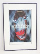 David Bowie - Rex Ray - Signed limited edition Poster number 402 / 2002 signed in person by both