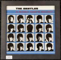 The Beatles 'A Hard Day's Night' limited edition framed ceramic tile, No 152/1000, by Coalport It