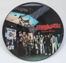 Marillion - 12 inch Picture Disc Record Signed in person by all 5 band members of Marillion