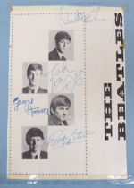 BEATLES - A lovely set of Autographs of the Beatles. Obtained by the vendor whos mother was the