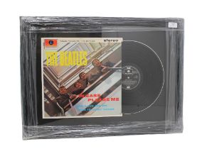 The Beatles - Please Please Me - Stereo Framed LP Record. Emi Parlophone album