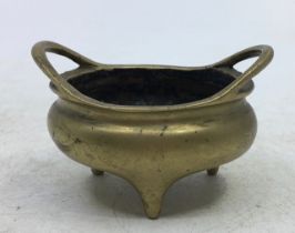 A Chinese bronze censer , Xuande mark to base 650g