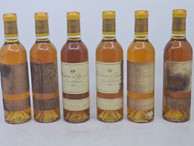 Sauternes. Ch. Yquem 1997, 6 half bottles. Foils in tact.