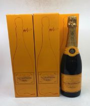Veuve Cliquot Ponsardin, champagne 5x 75cl bottles in boxes