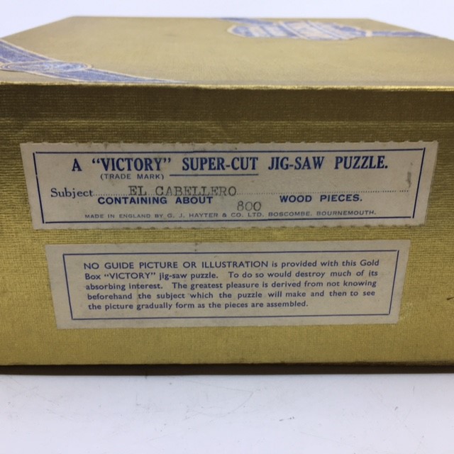 **WITHDRAWN**A Victory Super-Cut  jig-saw puzzle of El Cabellero. - Image 3 of 3