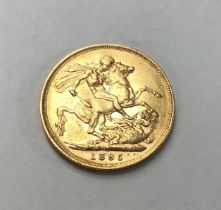 A Victorian 1895m Sovereign Please note this item is at our Derbyshire saleroom, DE65 6LS