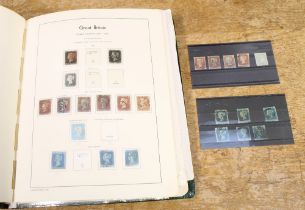 GB - Lighthouse Album ( Bulging ) with many fine Stamps ,some loose,some on purposed pages , and