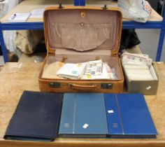 POLAND - A Large extensive collection in suitcase , folder & Stockbook also having one empty
