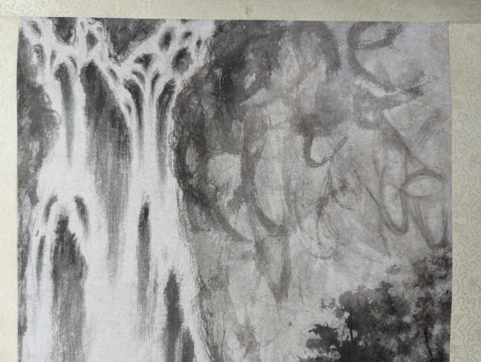 FU BAO SHI (1904-1965) 高士观瀑 "WATCHING THE WATERFALL" - Image 9 of 17