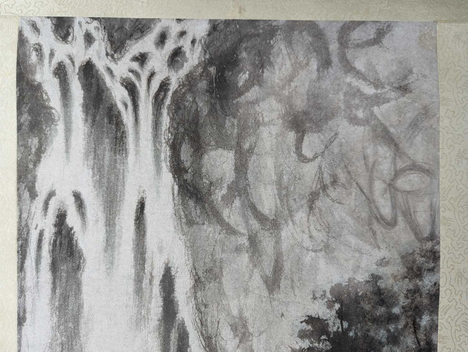 FU BAO SHI (1904-1965) 高士观瀑 "WATCHING THE WATERFALL" - Image 17 of 17