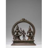 SHIVA , PARVATI AND SKANDA