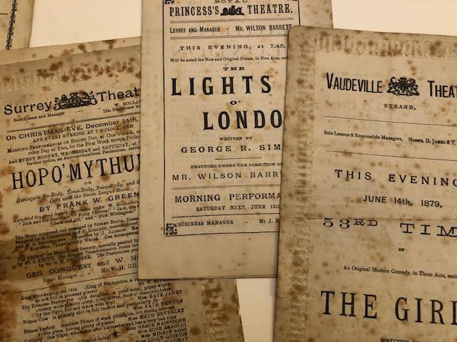 Theatrical brochures, 19thC.