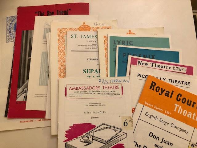 Two boxes of vintage theatrical programmes and photographs. 1920s-1950s. Broad selection incl - Image 5 of 8