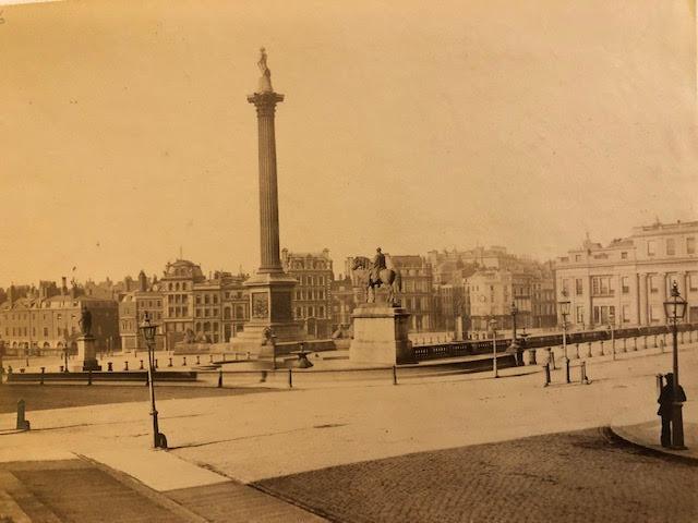 London photographs, Regent St and Trafalgar Square. Late 19thC. Approx 20x15cm. - Image 4 of 9