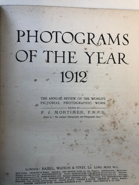 Phonograms Of The Year 1912 Annual. signed and dedicated by FJ Mortimer the Editor. - Image 2 of 6