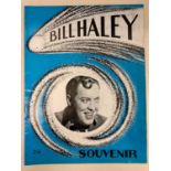 Bill Haley and his Comets, souvenir programme. 26X20 CM