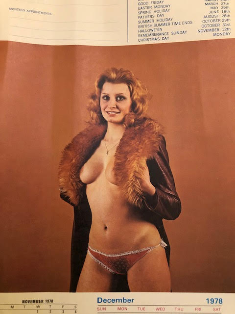 The Reeve glamour calendar, vintage 1978