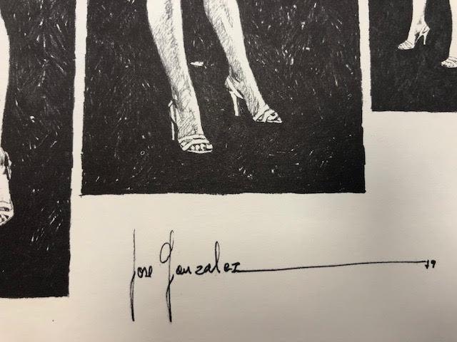 Pepe Gonzales of Marilyn Monroe. Print signed within the plate (J22) - Image 3 of 4