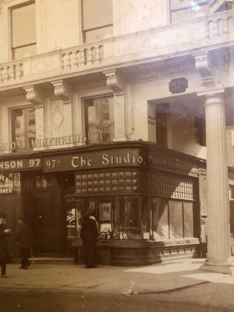 Photographs of shops, incl Regent St, London. One of a Marketplace blind stamped Frith Series. (4)