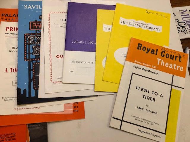 Two boxes of vintage theatrical programmes and photographs. 1920s-1950s. Broad selection incl - Image 6 of 8