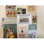 Group of ephemera including advertising. 14X19 CM