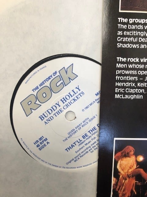 Buddy Holly song books and Rock items. The History of Rock includes the Buddy Holly single. Story of - Image 3 of 6