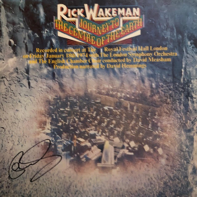 Rick Wakeman signed album.