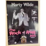 Marty Wilde souvenir booklet, bears signature. (Unverified) 21X30 CM (L A3).