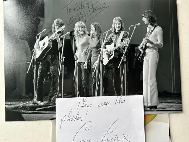 Group of photographs some signed by celebrities including Stereophonics, Lemmy, New Seekers. - Image 3 of 8